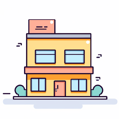illustration of a small building